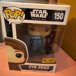 Funko Pop Jyn Erso Figure with Black and Brown Details
